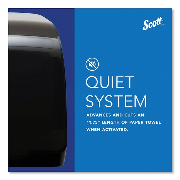 Scott Pro Mod Manual Hard Roll Towel Dispenser, 12.7 x 9 2/5 x 16 2/5, Smoke - KCC 34346