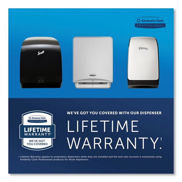 Scott Pro Mod Manual Hard Roll Towel Dispenser, 12.7 x 9 2/5 x 16 2/5, Smoke - KCC 34346