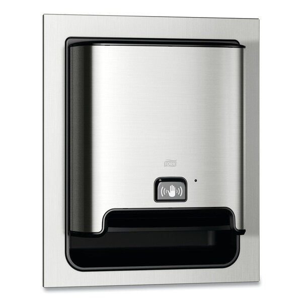 Tork Tork Matic Paper Hand Towel Roll Dispenser, Sensor, Stainless Steel H1, One-at-a-time Dispensing - 461223