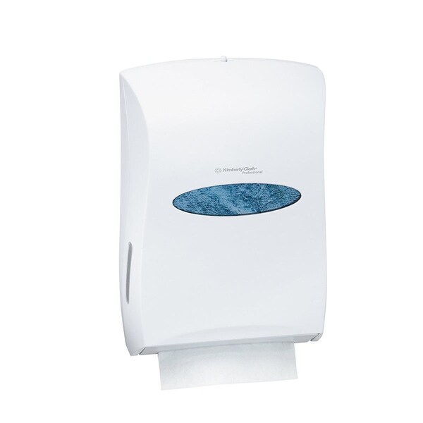Deluxdesigns 18.85 x 13.31 x 5.85 in. Universal Towel Dispenser, White - DE1415544