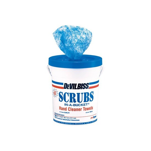 Devilbiss Automotive Refinishing SCRUBS BKT/72 HAND CLNR TOWELS - DV192218