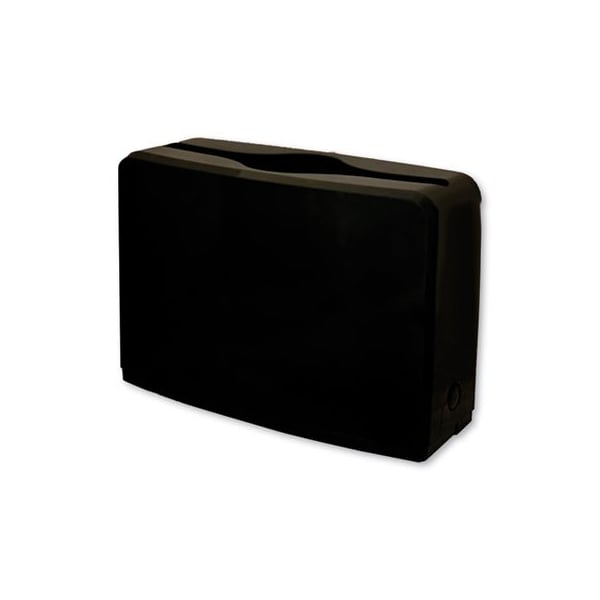 Gen , COUNTERTOP FOLDED TOWEL DISPENSER, 10.63in X 7.28in X 4.53in, BLACK - 1607