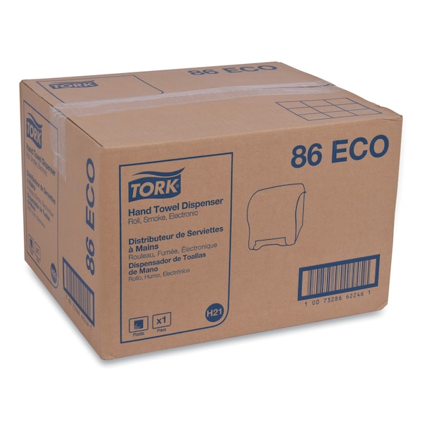 Tork Tork Electronic Paper Hand Towel Roll Dispenser Smoke H21, Touch-Free, 86ECO - 86ECO