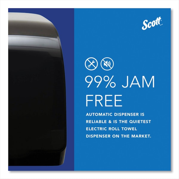 Scott Pro Electronic Hard Roll Towel Dispenser, 12.66 x 9.18 x 16.44, Smoke - KCC 34348