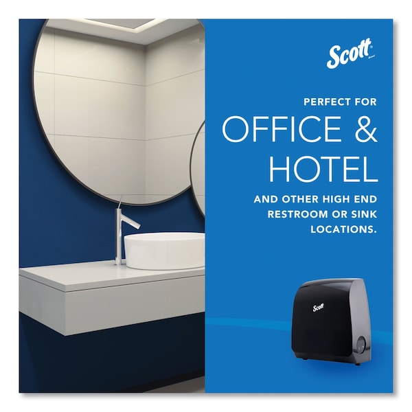 Scott Pro Electronic Hard Roll Towel Dispenser, 12.66 x 9.18 x 16.44, Smoke - KCC 34348
