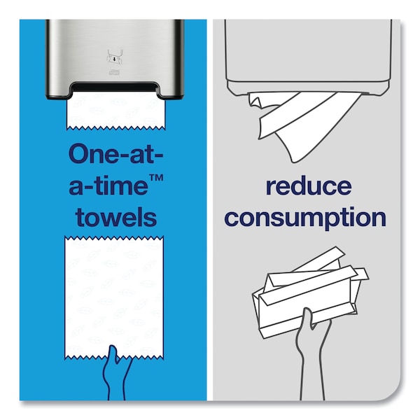 Tork Image Design Matic Hand Towel Roll Dispenser, 13.58 x 8.07 x 15.75, Stainless Steel - 461002