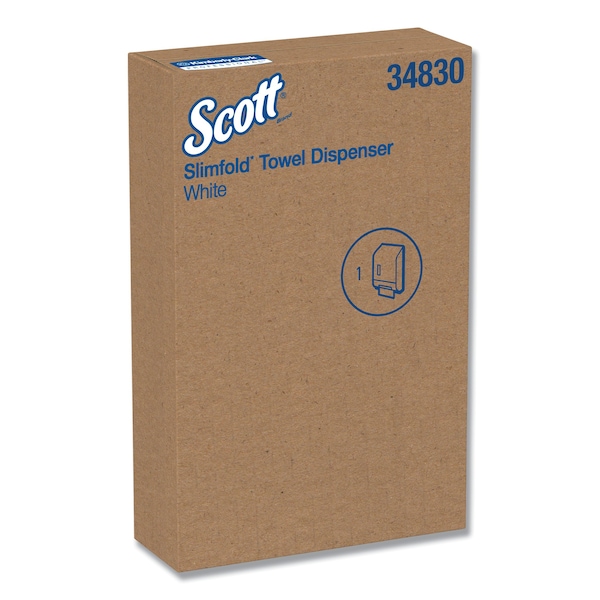 Scott Control Slimfold Towel Dispenser, 9.88 x 2.88 x 13.75, White - 34830