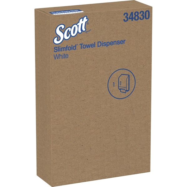 Scott Control Slimfold Towel Dispenser, 9.88 x 2.88 x 13.75, White - 34830