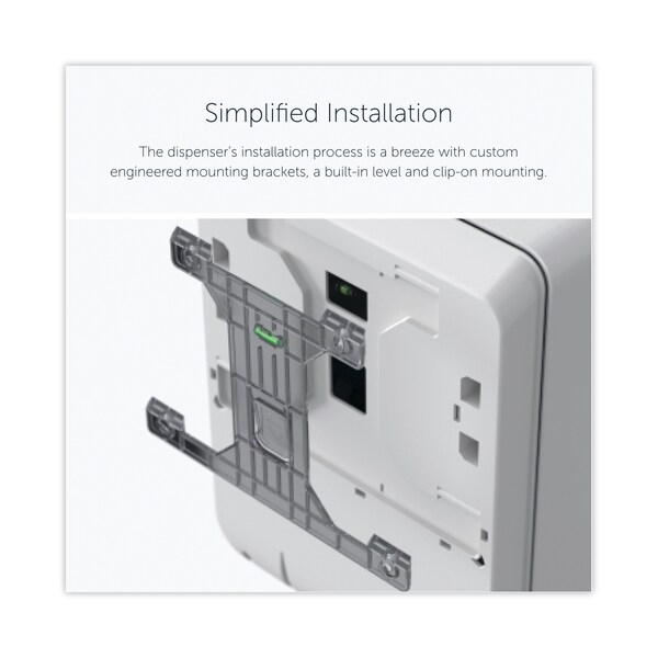 Kimberly-Clark Professional ICON Automatic Roll Towel Dispenser, 20.12 x 16.37 x 13.5, Brushed Gray - 54254