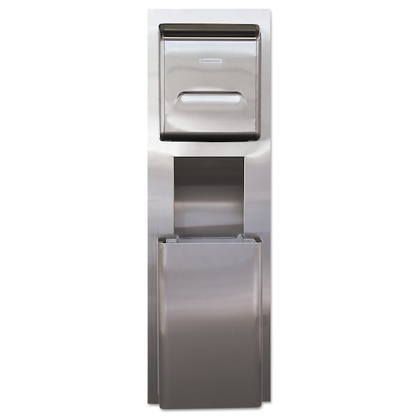 Kimberly-Clark Professional MOD Stainless Steel Recessed Wall Unit with Trash Receptacle, 11 x 4.5 x 54.5 - 35370