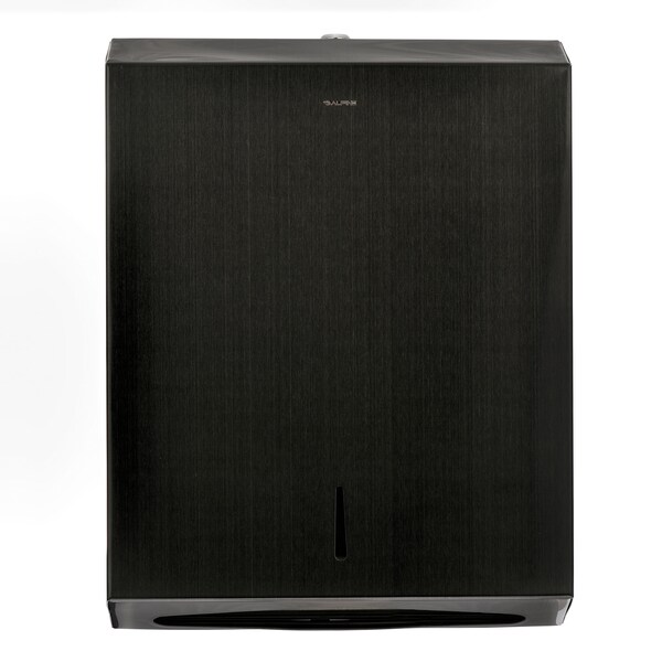 Alpine Industries Stainless Steel Nickle Brushed C-Fold/Multi-Fold Paper Towel Dispenser - 480-AN