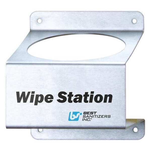 Best Sanitizers 4"H x 6"W x 6-13/64" D, Wall Mounting Bracket for Wipe Canister - USP10255