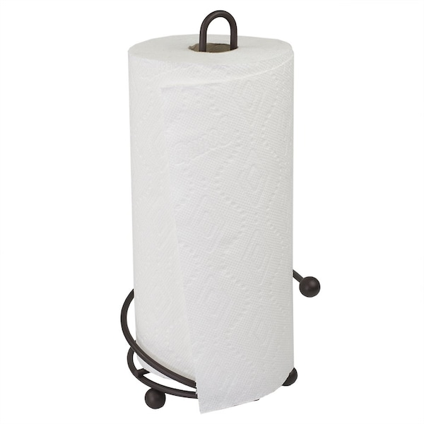 Home Basics Wire Collection Paper Towel Holder, Bronze - PH01527
