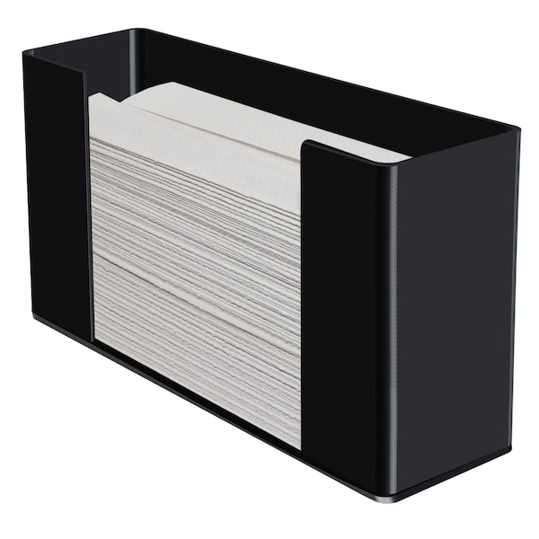 Kantek Acrylic Paper Towel Dispenser Black - AH190B