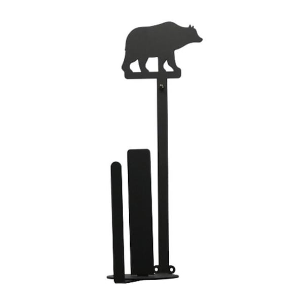 Village Wrought Iron Village Wrought Iron PT-A-14 Bear Paper Towel Holder - PT-A-14