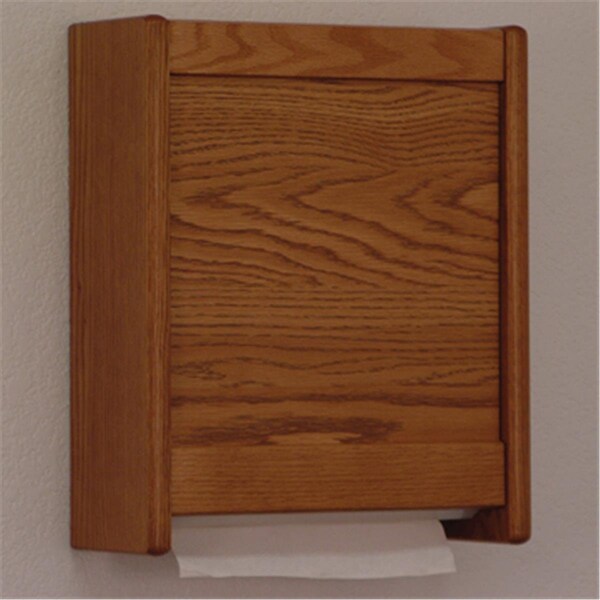 Wooden Mallet C-Fold and Multi-Fold Towel Dispenser in Medium Oak - WCT1MO