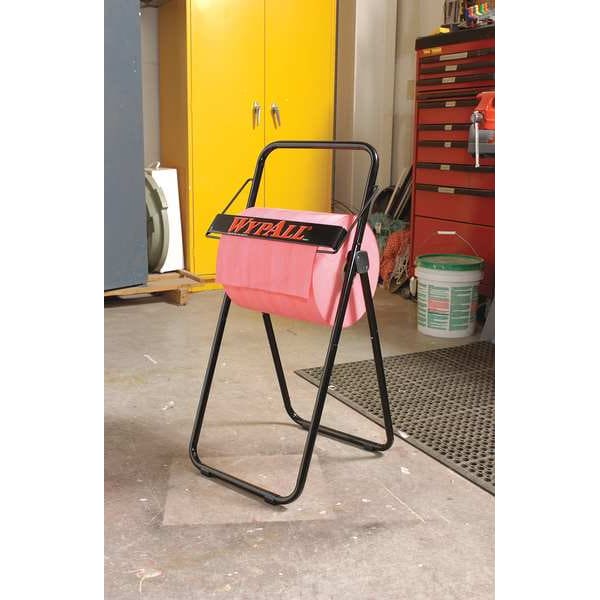 Kimberly-Clark Professional Jumbo Roll Dispenser for WypAll and Kimtech Wipers (80596), Portable, 16.8 in x 18.5 in x 33 in - 80596