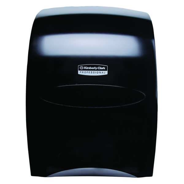 Kimberly-Clark Professional Sanitouch Manual Hard Roll Towel Dispenser, Black, for 1.75" Core, 12.63" x 16.13" x 10.2", Qty 1 - 09996