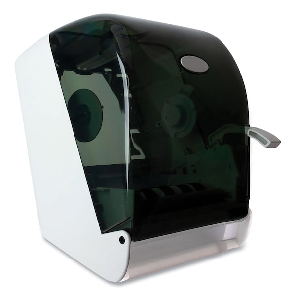 Gen Lever Action Roll Towel Dispenser, 11.25"x9.5"x14-3/8", Transparent - 320-02