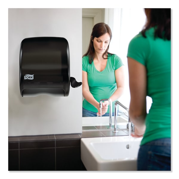 Tork Tork Paper Hand Towel Roll Lever Dispenser Smoke H21, High-Capacity, 83TR - 83TR