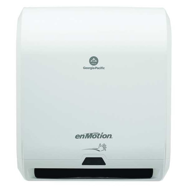 Georgia-Pacific enMotion 10â€ Automated Touchless Paper Towel Dispenser, White - 59407A