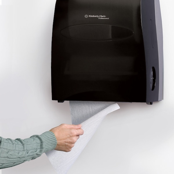 Kimberly-Clark Professional Sanitouch Hard Roll Towel Dispenser, 12.63w x 10.2d x 16.13h, Smoke - 09996