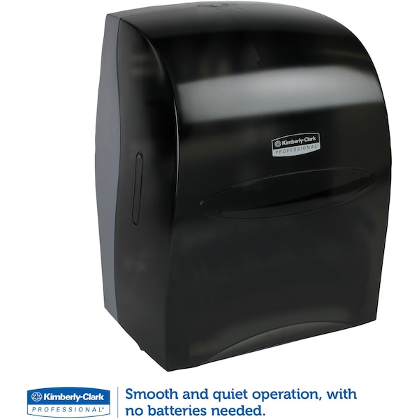 Kimberly-Clark Professional Sanitouch Hard Roll Towel Dispenser, 12.63w x 10.2d x 16.13h, Smoke - 09996