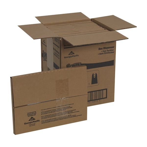 Georgia-Pacific Multi-Plate 8"H x 10-3/4"W, Wipe Dispenser, White - 50313