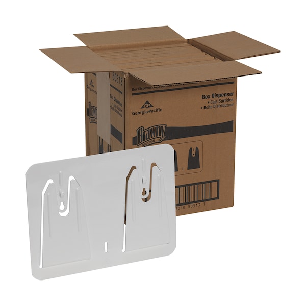 Georgia-Pacific Multi-Plate 8"H x 10-3/4"W, Wipe Dispenser, White - 50313