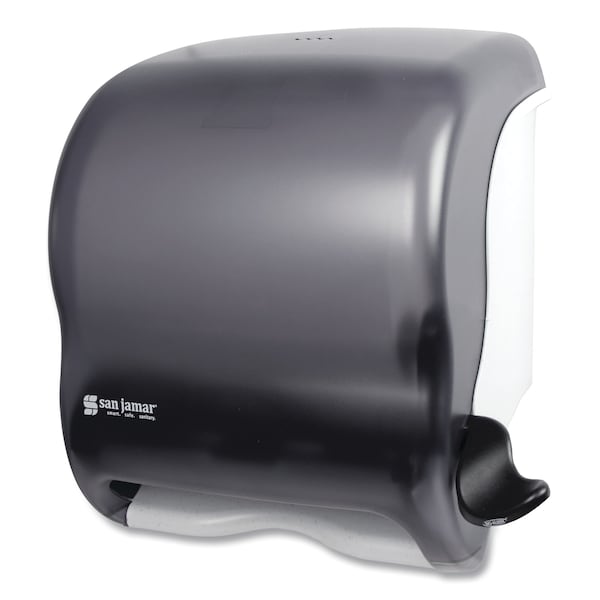 San Jamar Element Lever Roll Towel Dispenser, Classic, 12.5 x 8.5 x 12.75, Black Pearl - T950TBK
