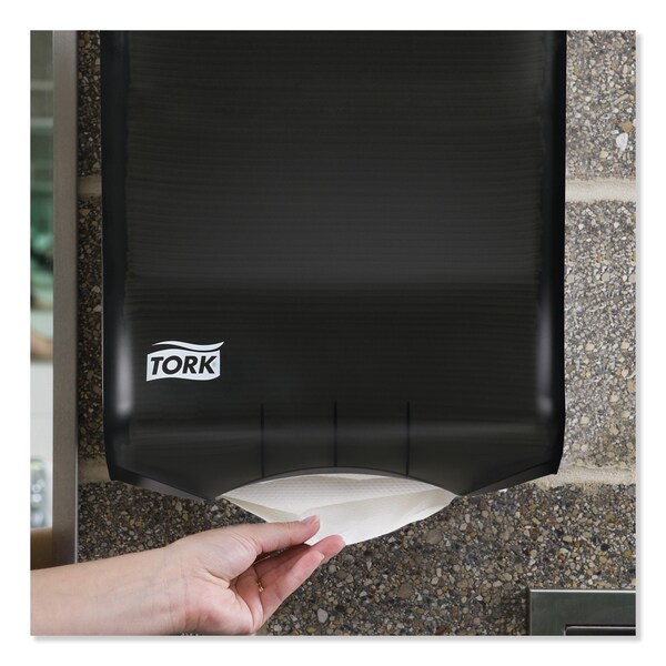 Tork Tork Multifold and C-Fold Hand Towel Dispenser Smoke H2 H25, One-at-a-Time Dispensing,  73TR - 73TR