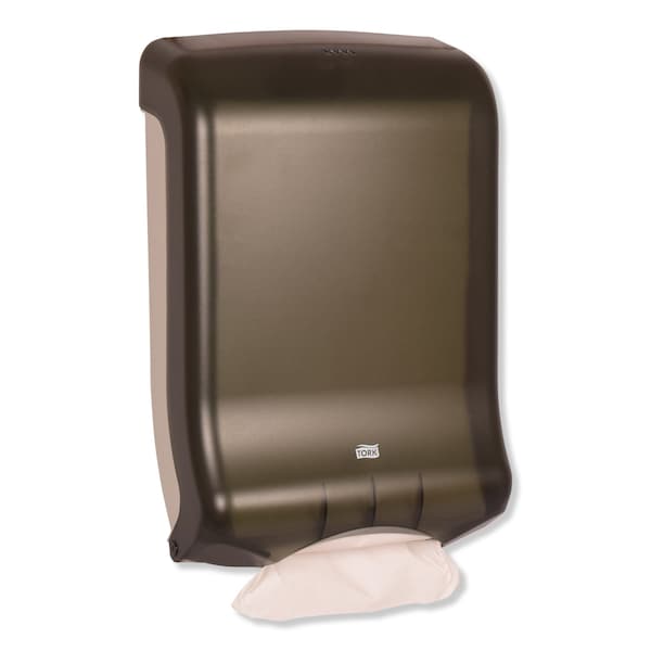 Tork Tork Multifold and C-Fold Hand Towel Dispenser Smoke H2 H25, One-at-a-Time Dispensing,  73TR - 73TR