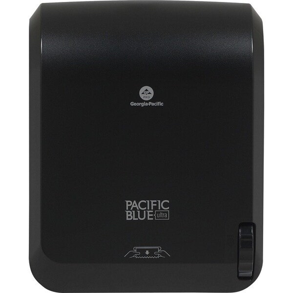 Pacific Blue Ultra Dispenser f/Paper Towels, Mechanical, 12-9/10"x9"x16", Black - GPC59589