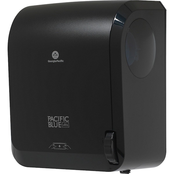 Pacific Blue Ultra Dispenser f/Paper Towels, Mechanical, 12-9/10"x9"x16", Black - GPC59589