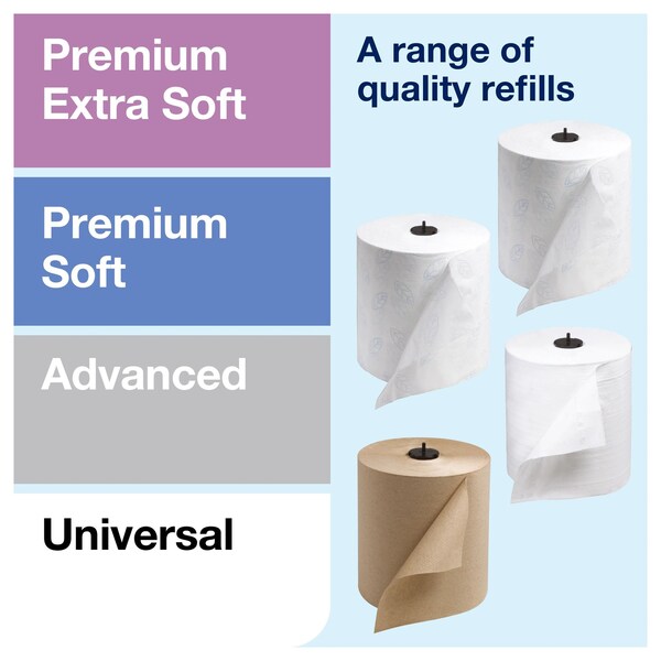 Tork Tork Matic Paper Hand Towel Roll Dispenser with Intuition Sensor Stainless Steel H1, Recessed - 461222