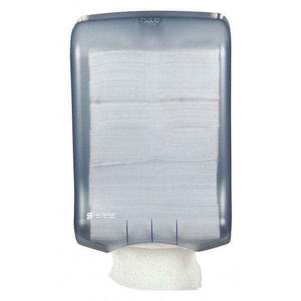 San Jamar Towel Dspnsr, Multifld/C-Fold, Clssic, Blue, Paper Towel Type: C-Fold, Multifold - T1700TBL