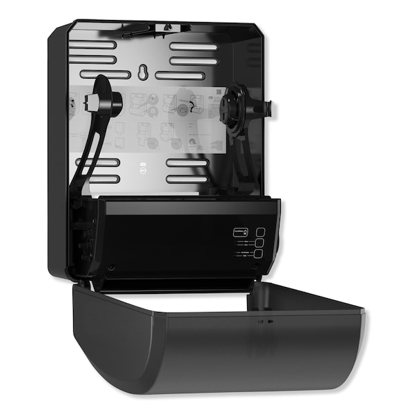 Tork Electronic Hand Towel Roll Dispenser, 7.5in Roll, 12.32 x 9.32 x 15.95, Black - 771728