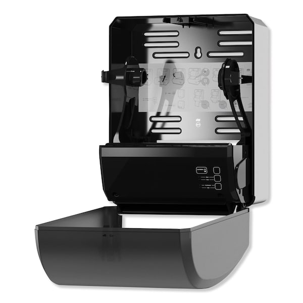 Tork Electronic Hand Towel Roll Dispenser, 7.5in Roll, 12.32 x 9.32 x 15.95, Black - 771728