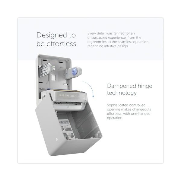 Kimberly-Clark Professional ICON Automatic Roll Towel Dispenser, 20.12 x 16.37 x 13.5, Cherry Blossom - 58730