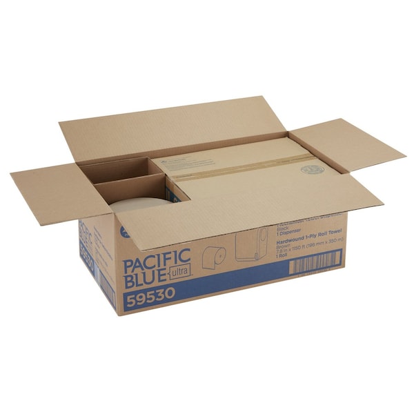 Pacific Blue Ultra Mechanical Towel Dispenser Kit, Black - 59530