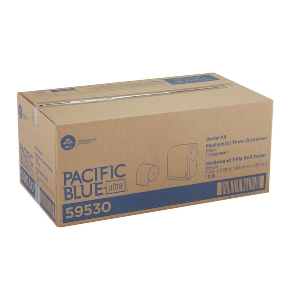 Pacific Blue Ultra Mechanical Towel Dispenser Kit, Black - 59530