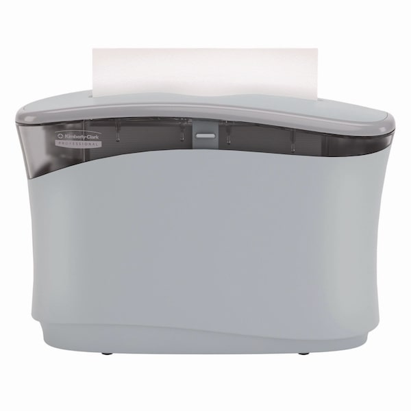 Kleenex Reveal Countertop Folded Towel Dispenser, 13.3 x 5.2 x 9, Gray - 55760