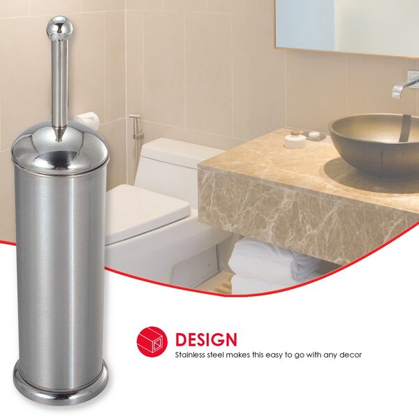 Home Basics Home Basics Metal Toilet Brush - ZOR96246