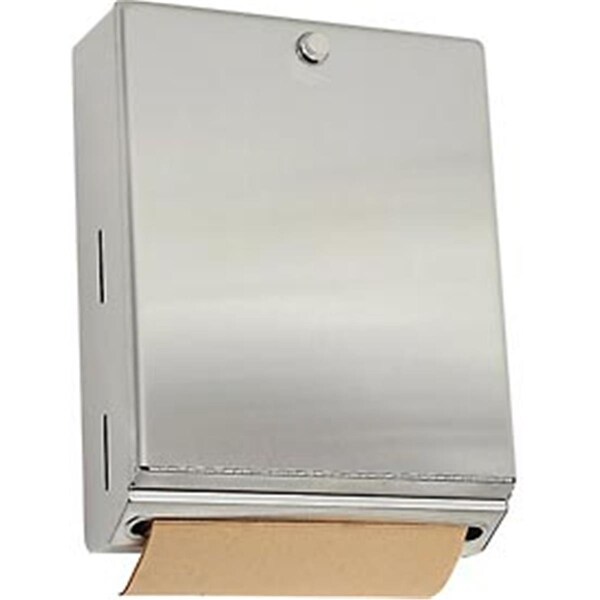 Convenience Concepts ClassicSeries Stainless Steel Vertical Paper Towel Dispenser with Knob Latch - HI2976197