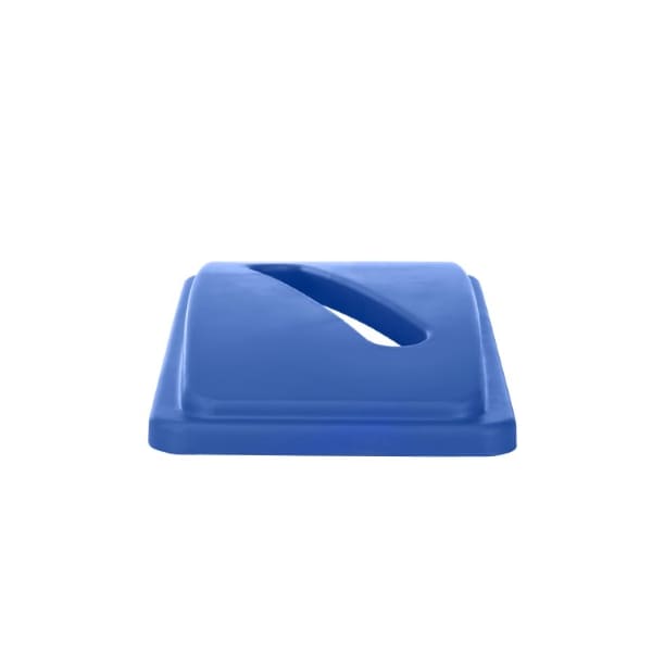 Alpine Industries Blue Recycling Slim Trash Can Paper Recycling Lid, PK3 - ALP478-4-BLU-3PK