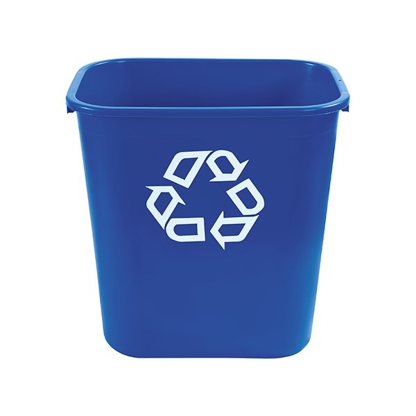 Rubbermaid Rubbermaid Office Recycling Container - 7 Gallon, Blue - BUY00020893