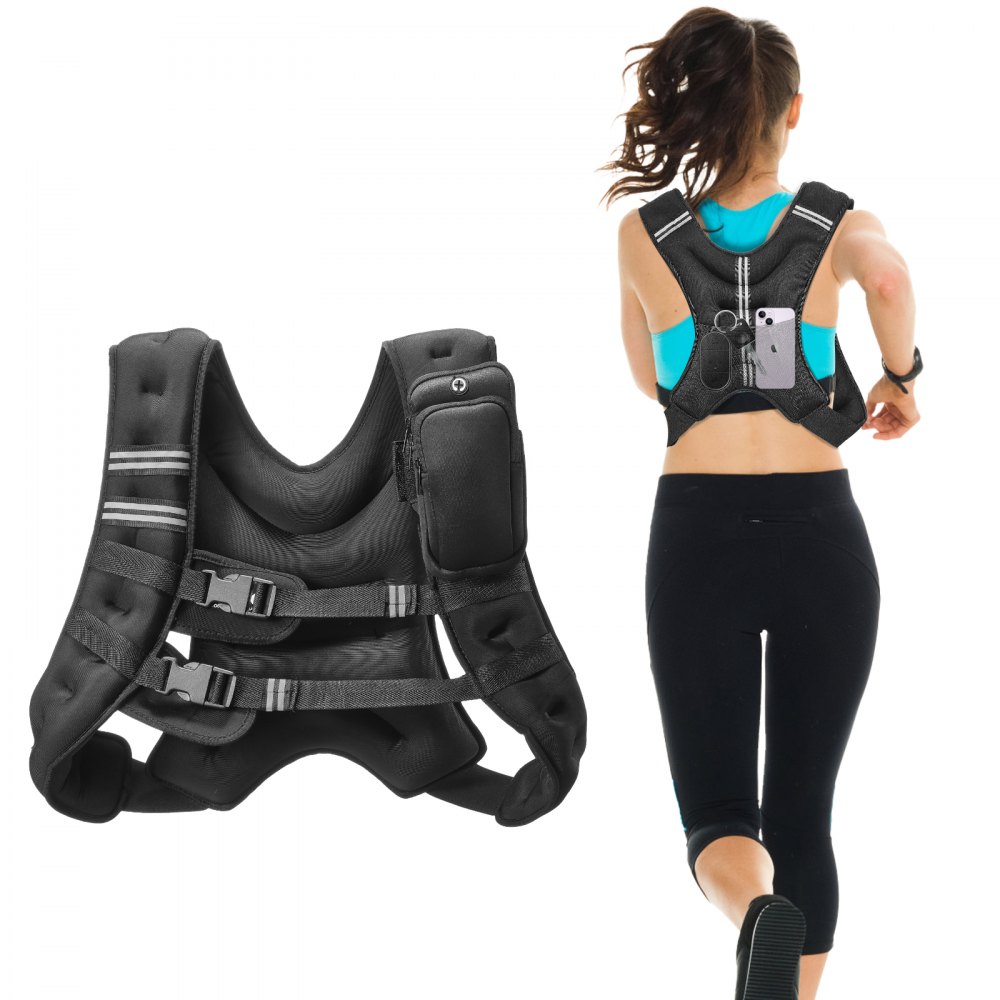 VEVOR 20lb Weighted Vest for Men Women Workout Equipment for Strength Training - GDZLKXTS20LB3OHMJV0
