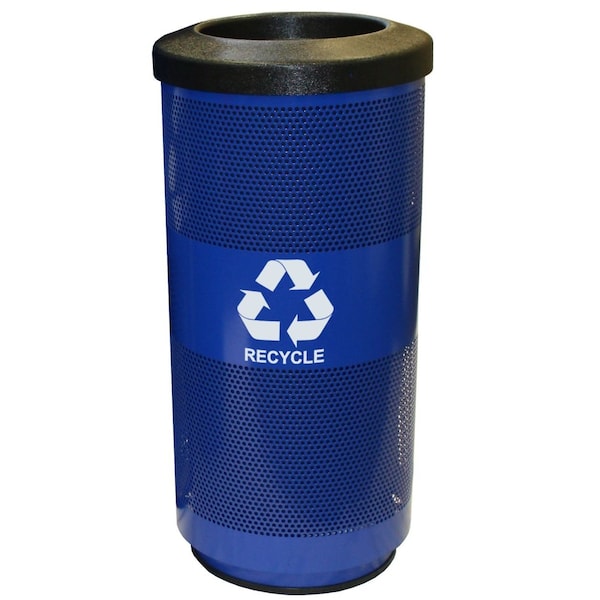 Witt Industries Perforated Recycling Receptacle wth Slot Opening - SC20-01-BS-F1S