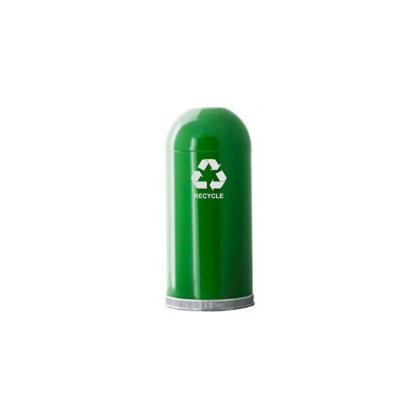 Witt Industries 15 gal Round Green, Metal - 415DTGN-R