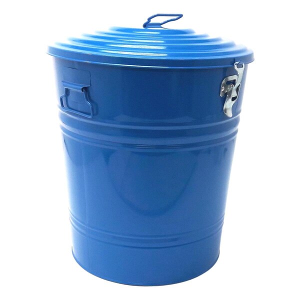Houston Int&Aposl Trading Houston Intftl Trading Enameled Galvanized Steel Storage Container - 5801E B